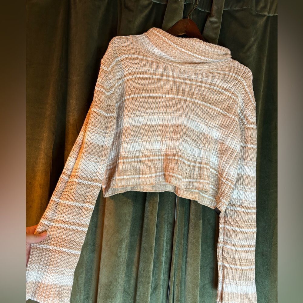 Urban Outfitters Striped Cropped Sweater